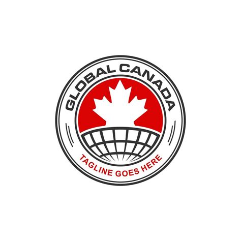 global canada logo emblem 5448018 Vector Art at Vecteezy