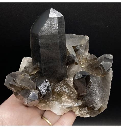 Crystals For Sale Fossils UK Smokey Quartz Cluster From Brazil