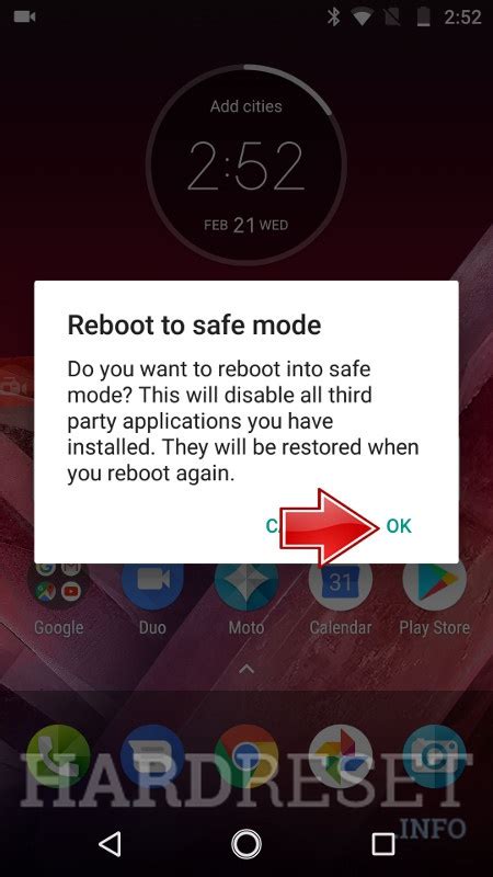 How To Turn Off And Turn On Safe Mode MOTOROLA Moto E4 Plus