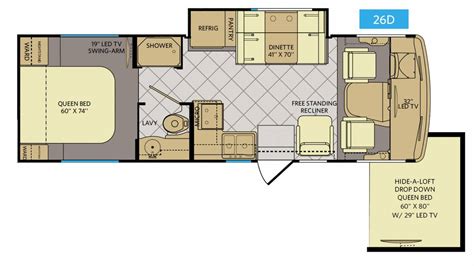 Fleetwood Flair Motorhome Floor Plans | Viewfloor.co