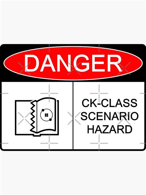 Danger Ck Class Scenario Sticker For Sale By Porto881 Redbubble