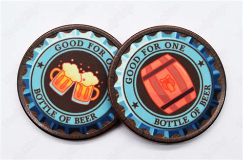 Custom Drink Tokens, Personalized Drink Chips Supplier