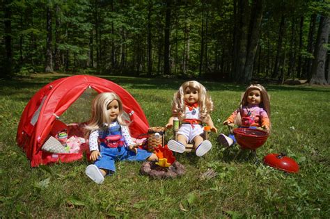 American Girl Doll Play The Camping Trip Doll Play Camping Trips