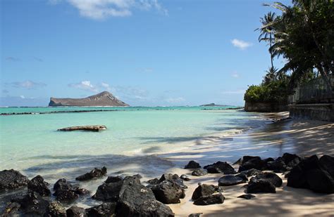 Waimanalo Beach - Hawaii on a Map