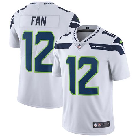 Men's Nike 12s White Seattle Seahawks Vapor Untouchable Limited Player ...