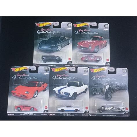Hot Wheels Car Culture Jay S Leno Garage Full Set Shopee Malaysia