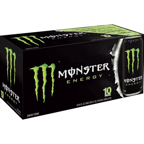 Monster Original Energy Drink 16 Fl Oz 10 Count