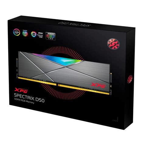 Adata introduces XPG Spectrix D50 RGB DDR4 memory kits | KitGuru