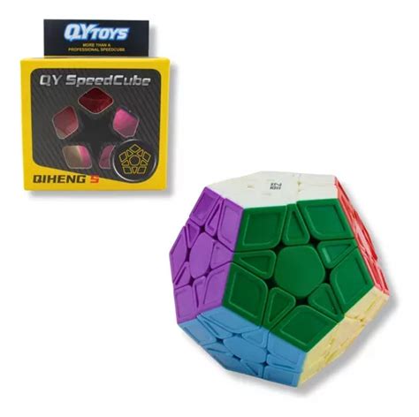 Cubo mágico sin pegatinas con dodecaedro Megaminx de 12 caras Qytoys