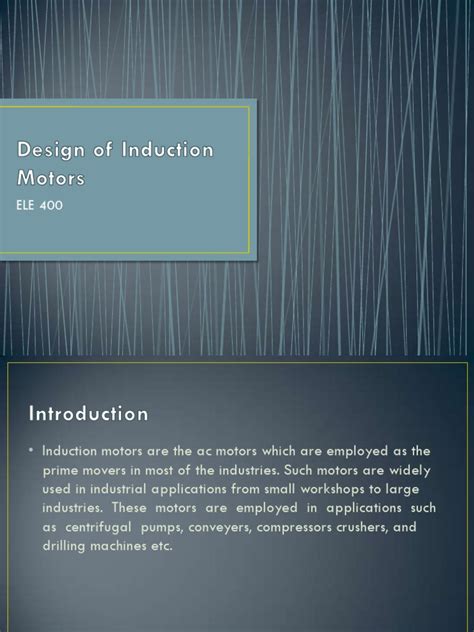 Design of Induction Motors PDF | PDF | Magnetic Devices | Physical ...