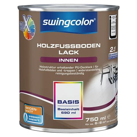 Swingcolor Mix Holzfu Bodenlack Basismischfarbe Ml Seidenmatt