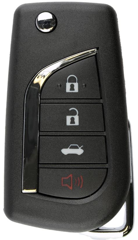 Keylessoption Keyless Entry Remote Uncut Ignition Car Flip Key Fob For