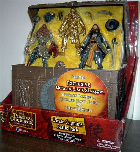 Pirate Captains Battle Pack Figures Worlds End Pirates Caribbean