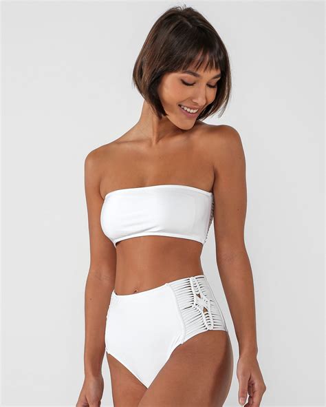 Riachuelo Biqu Ni Calcinha Hot Pant Macram Branca Dript By Riachuelo