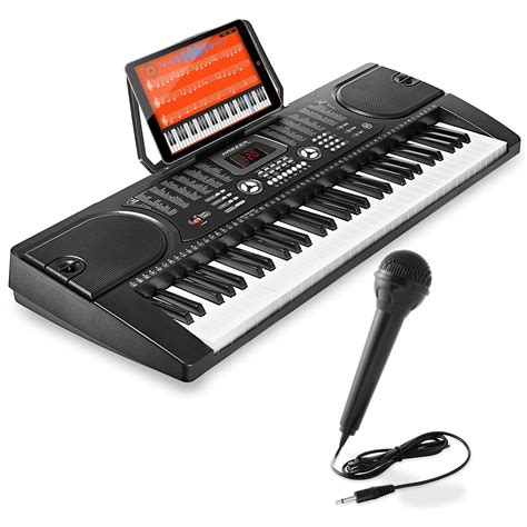 Hamzer 61-Key Digital Music Piano Keyboard - Portable Electronic ...