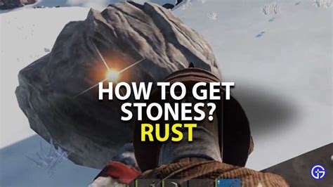 How To Get Stone In Rust Stone Farming Location And Tips