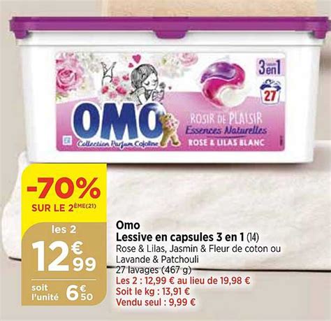 Promo Omo Lessive En Capsules 3 En 1 Chez Bi1 ICatalogue Fr