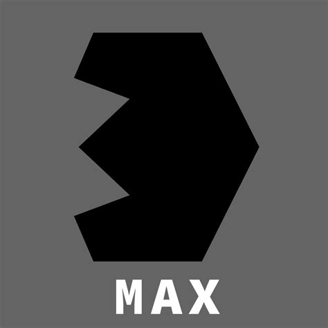 3ds Max Full Logo Black and White – Brands Logos