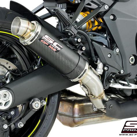 SC Project Exhaust Kawasaki Z1000 GPM2 Silencers 2017