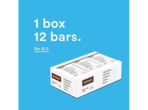 Rxbar Chocolate Chip Protein Bar 12 Pack