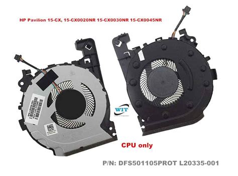 Laptop CPU Internal Cooling Fan For HP Pavilion 15 CX Series Laptop 15