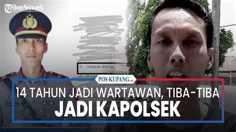 Umbaran Wibowo Tahun Jadi Wartawan Tiba Tiba Dilantik Jadi Kapolsek