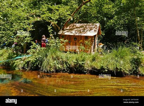 Fetes Des Cabane Aven River Pont Aven Finistere Bretagne Brittany