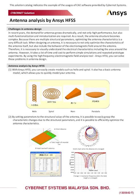 Pdf Cybernet Solution Antenna Analysis By Ansys Hfssansys Hfss