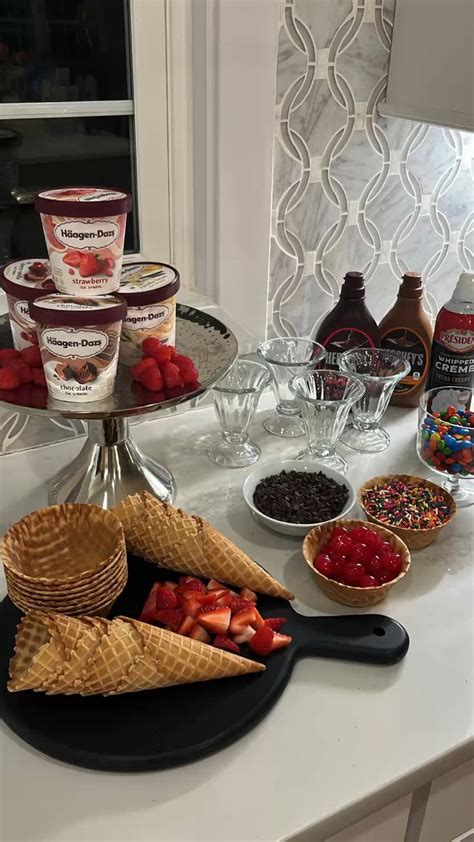 Ice Cream Sundae Bar Board Sundae Bar Ice Cream Party Ice Cream