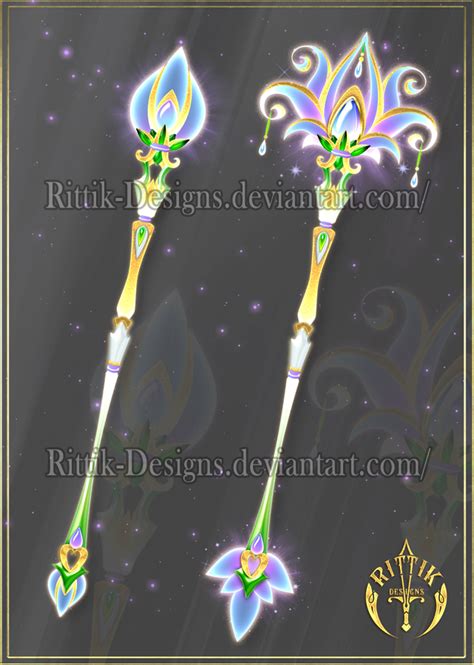 Blooming Staff Adopt Closed By Rittik Designs On Deviantart