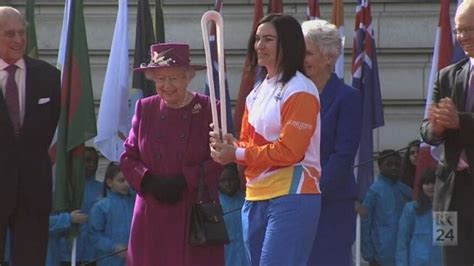 The Queen Launches Commonwealth Games Baton Relay Abc News