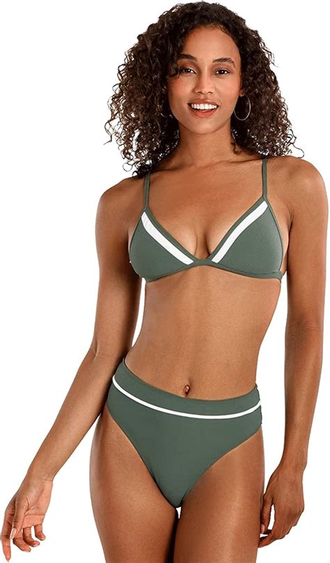 Dino Laka Montecito Khaki Two Piece Swimsuit Banana Moon Atelier