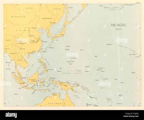 Pacific War Map Hi Res Stock Photography And Images Alamy