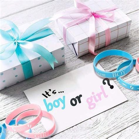 European And American Team Boy Girl Gender Reveal Party Silicone