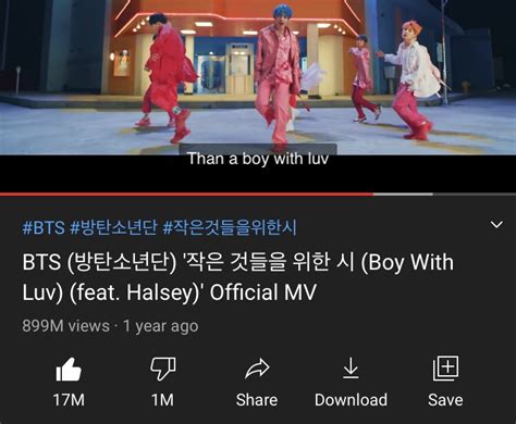 BTS Charts Translations⁷ on Twitter Boy With Luv becomes BTS twts