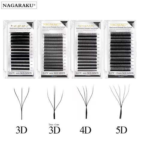 Jual NAGARAKU W NAGARAKU Hand Woven Premade Fans Eyelash 3D 3DCORE 4D