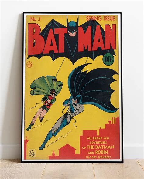 The Batman Dc Comic Spring Issue Number 1 Poster Cover Print A Huge