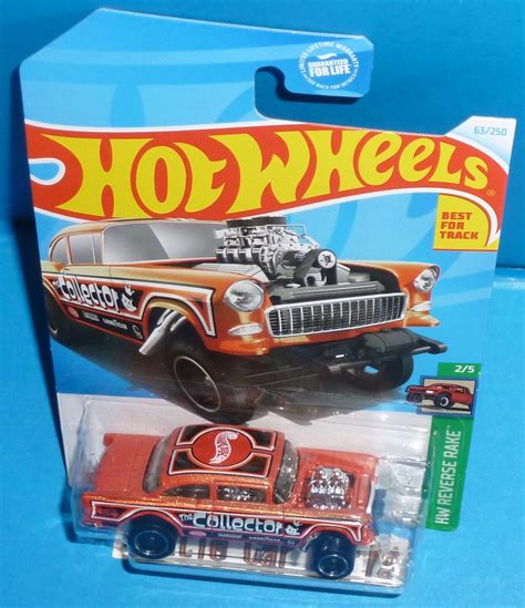 HOT WHEELS 55 Chevy Bel Air Gasser The Collector HW REVERSE RAKE 2 5