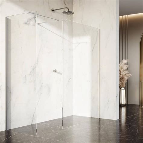 Dawn Minos 900mm Chrome Frameless Wetroom Panel Low Price