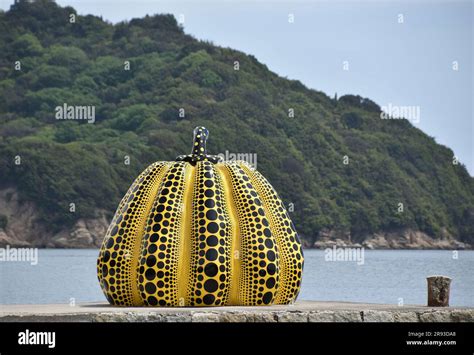 An Artwork Pumpkin Created By A Japanese Avant Garde Artist Yayoi