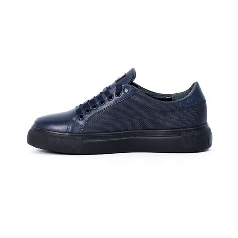 Lather Plimsoll Sneakers add class to any sneaker wardrobe. The PU sole ...