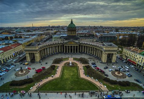 Kazan Cathedral, Saint Petersburg - Drone Photography