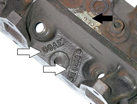 Ford Ohv V Cylinder Head Casting Numbers Reference Guide Off