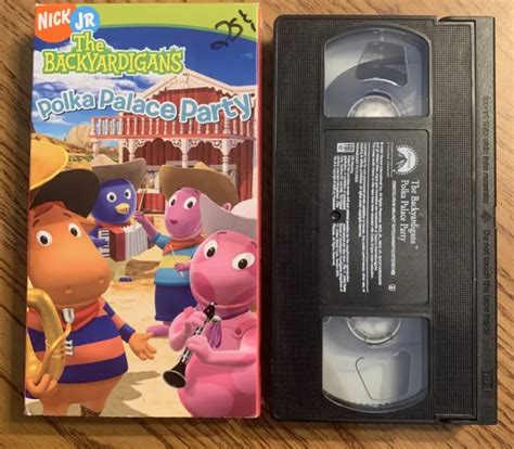 The Backyardigans Polka Palace Party Vhs Tape Tested Nick Jr 1922