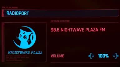 Nightwave Plaza FM at Cyberpunk 2077 Nexus - Mods and community