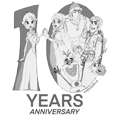 Frozen 10th Anniversary Frozen Fan Art 45285391 Fanpop