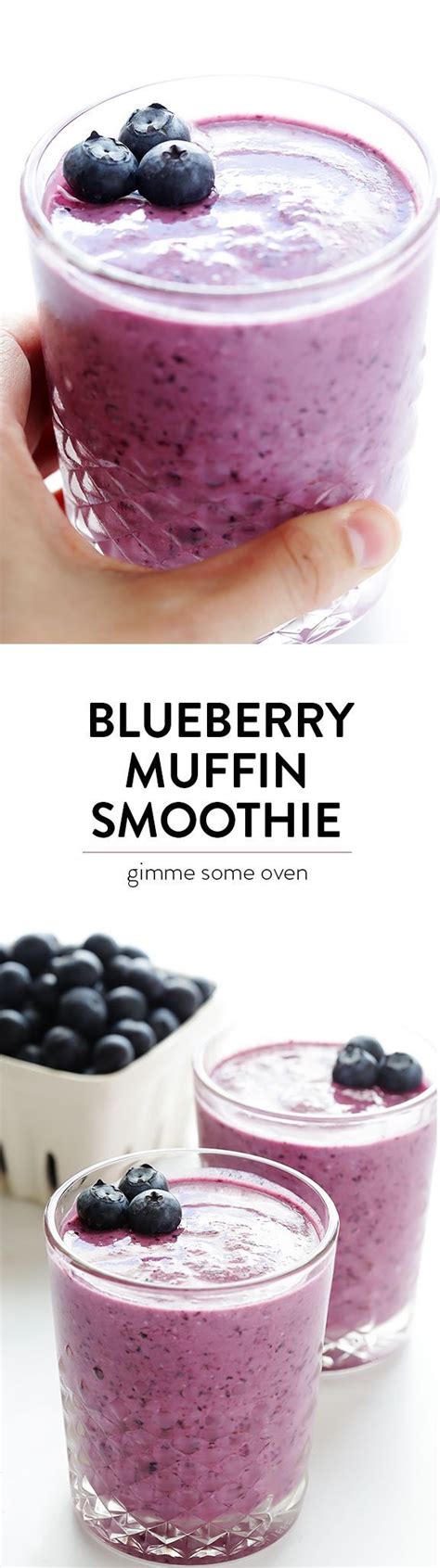 Blueberry Muffin Smoothie Recipe Made With Fresh And Healthy