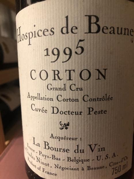 Hospices De Beaune Corton Cuv E Docteur Peste Joseph Drouhin