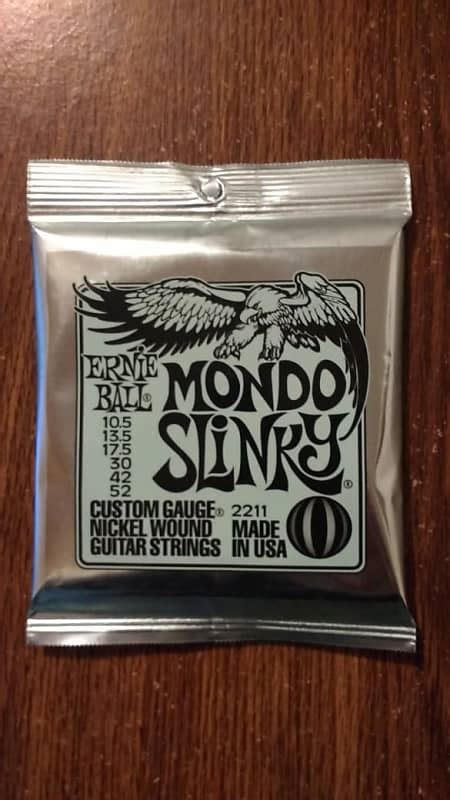 2211 Ernie Ball Mondo Slinky Custom Gauge 10 5 52 Reverb