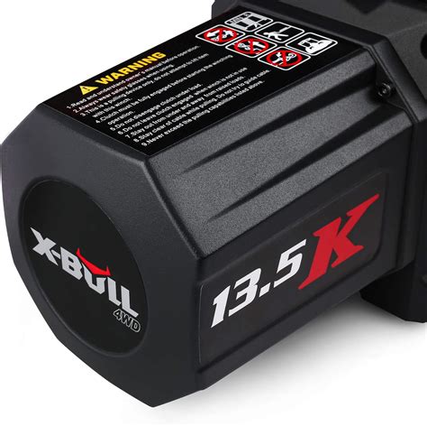 X BULL Winch 13500 lb Kit de cabrestante eléctrico de capacidad de